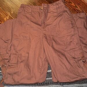 Brown wide leg pants